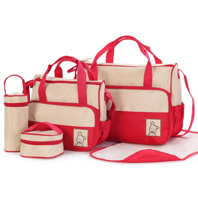 Set of baby bags 5 pieces multi-function