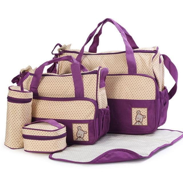 Set of baby bags 5 pieces multi-function