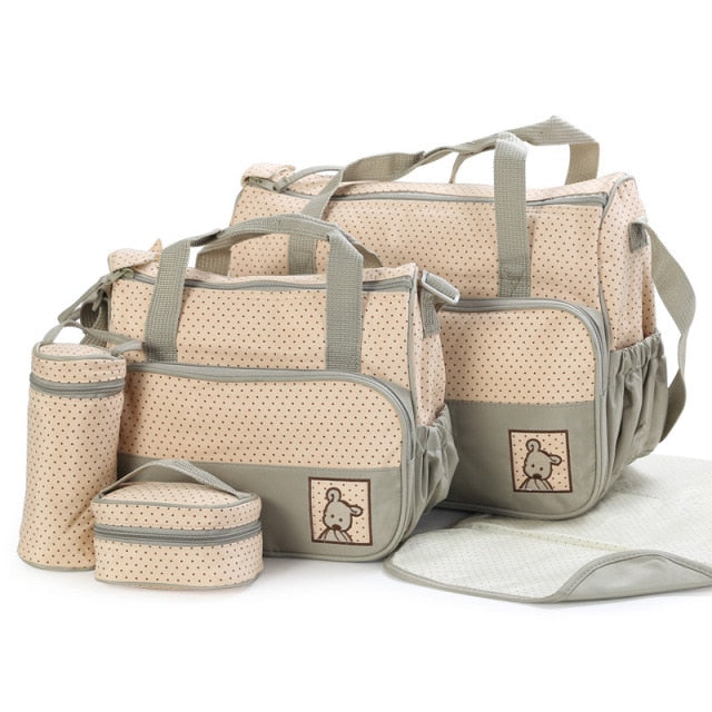 Set of baby bags 5 pieces multi-function